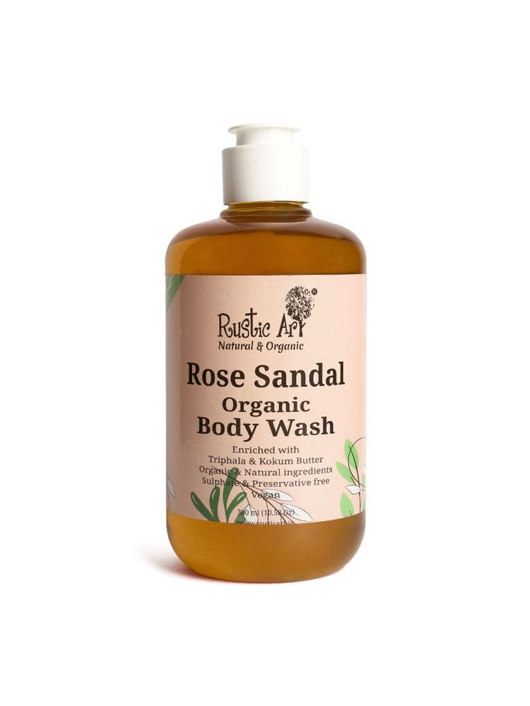 Rustic Art Organic Rose Sandal Body Wash-image-45