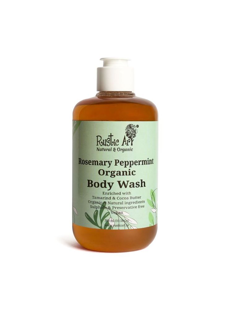 Rustic Art Organic Rosemary Peppermint Organic Body Wash-picture-24