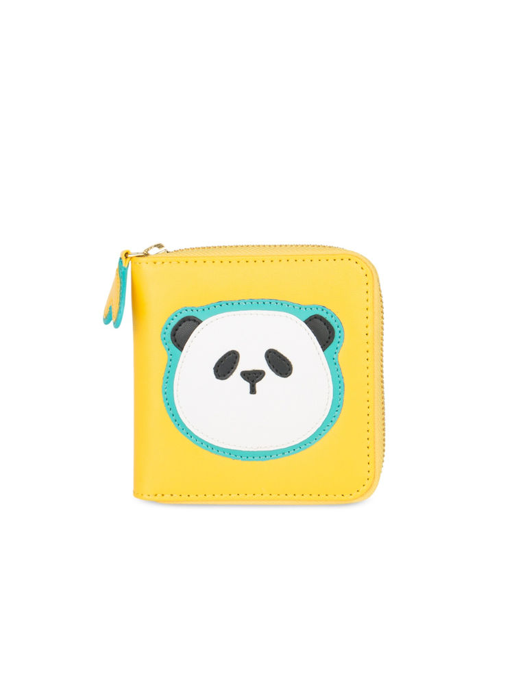 Chumbak Panda Face Mini Wallet - Yellow-picture-12