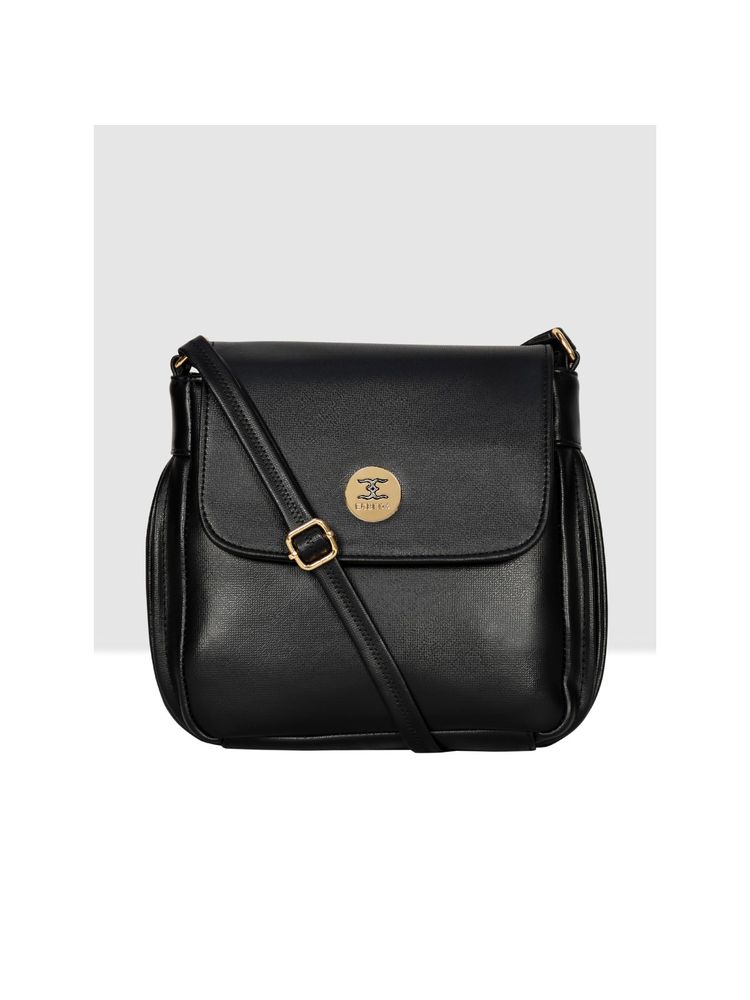 ESBEDA Black Colour Stylish Portable Sling Bag for Women-image-4