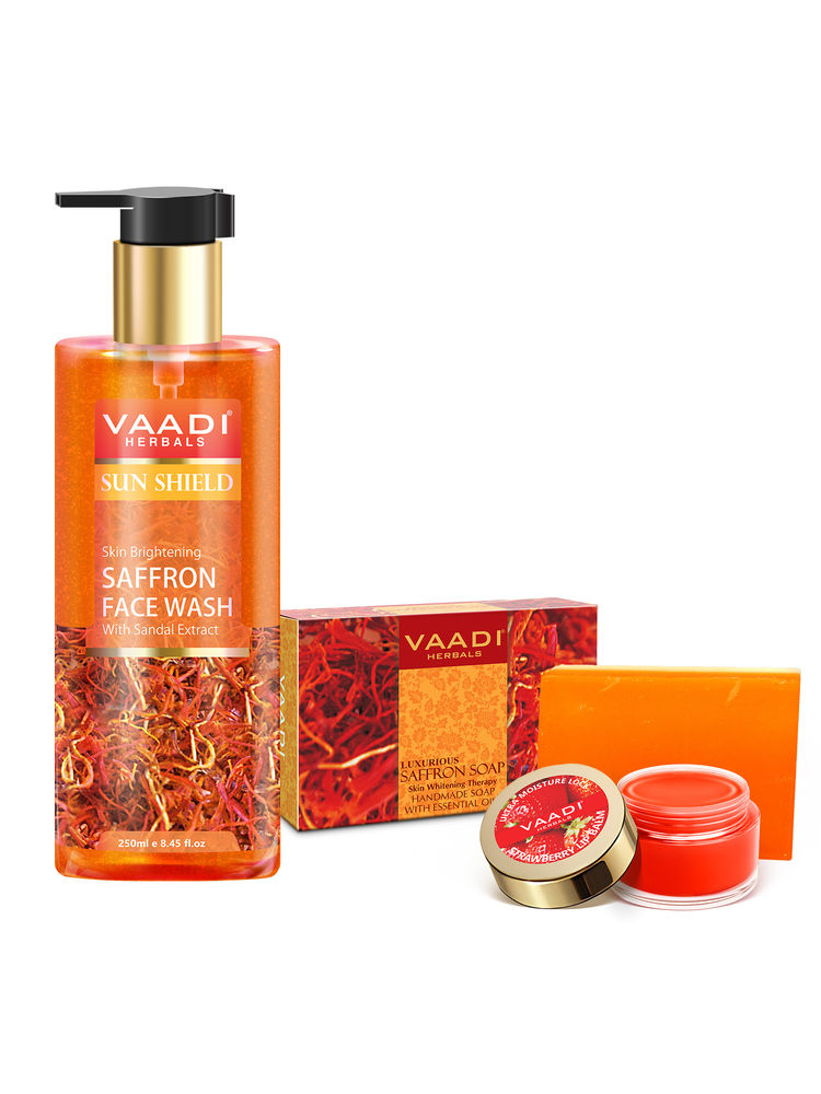 Vaadi Herbals Tan Removal & Brightening Combo Face Wash Balm & Soap