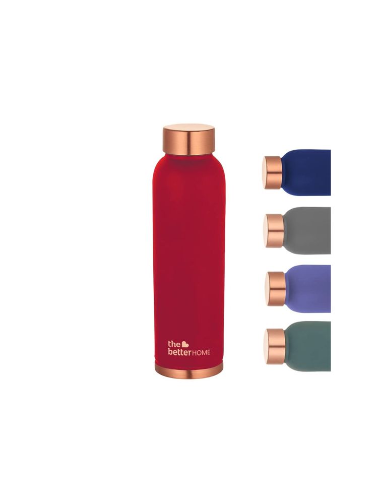 The Better Home Copper Bottle 950 ml Maroon-picture-26