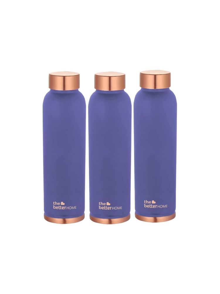 The Better Home Copper Bottle 950 ml Purple Pack of 3-picture-10
