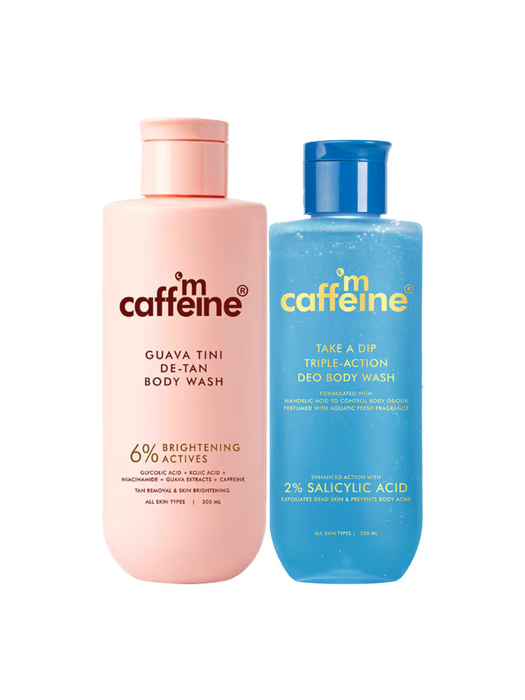 MCaffeine 1% Glycolic Acid Detan Body Wash & Take A Dip 3 in 1 Perfume Body Wash Combo-image-22