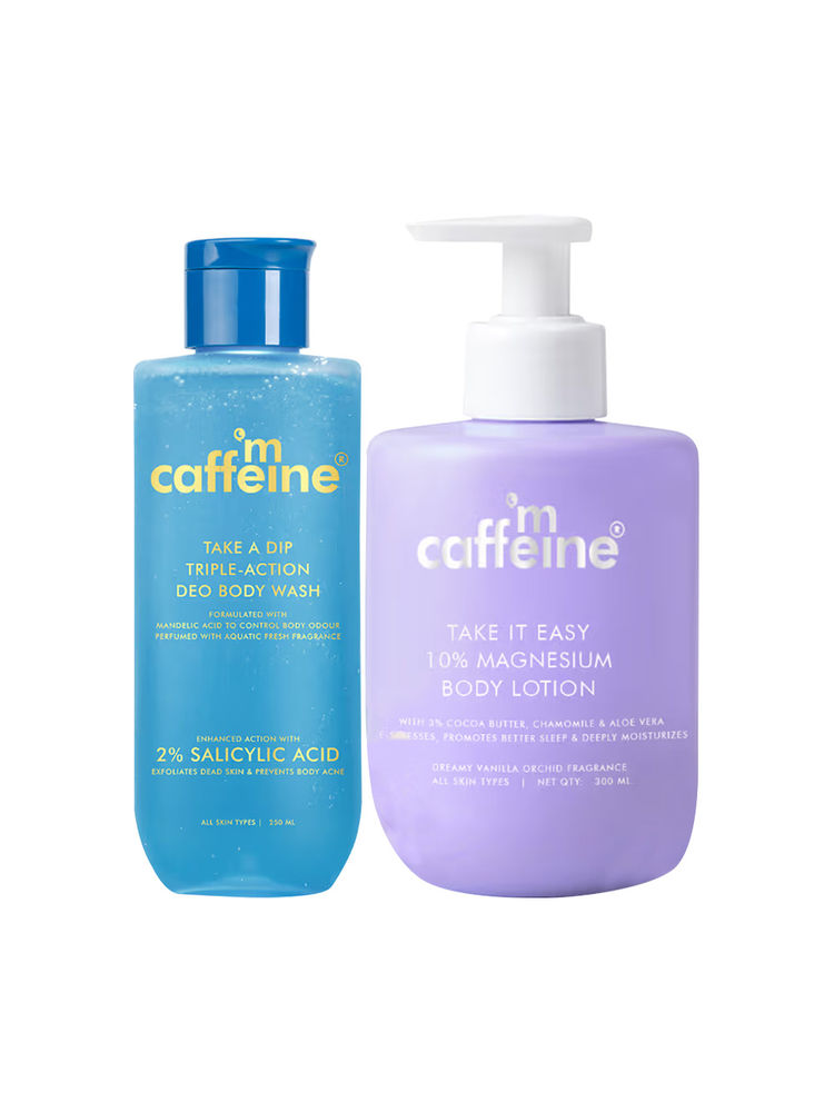 MCaffeine Take A Dip 3 in 1 Perfume Body Wash & 10% Magnesium Body Lotion Combo-picture-26