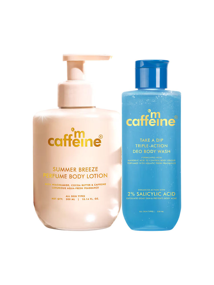 MCaffeine Take A Dip 3 in 1 Perfume Body Wash & Summer Breeze Perfume Body Lotion Combo-picture-19