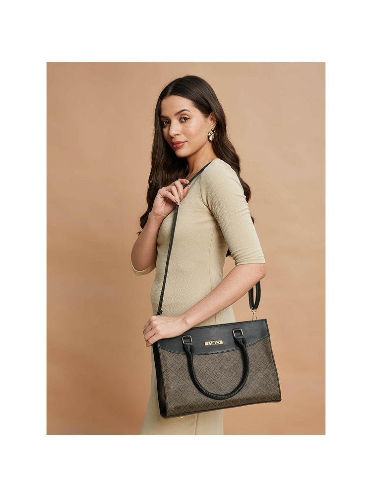 FARGO Beige Shoulder Bag with Detachable Strap (S)-picture-18