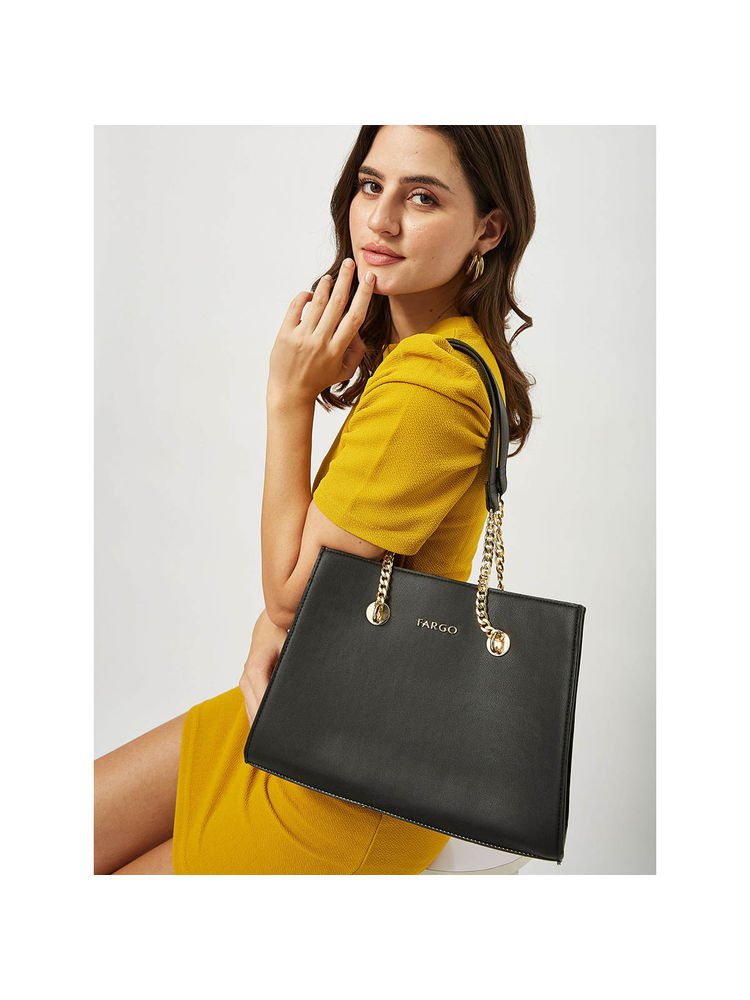 FARGO Elevate Black Handbag (S)-image-22