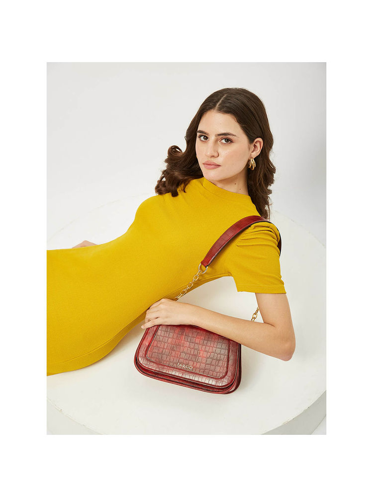 FARGO Duchess Maroon Shoulder Bag (S)-picture-14