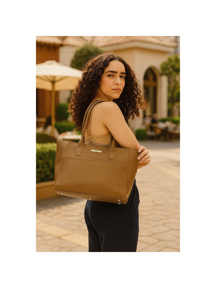 FARGO Stella Brown Tote Bag (S)-image-18