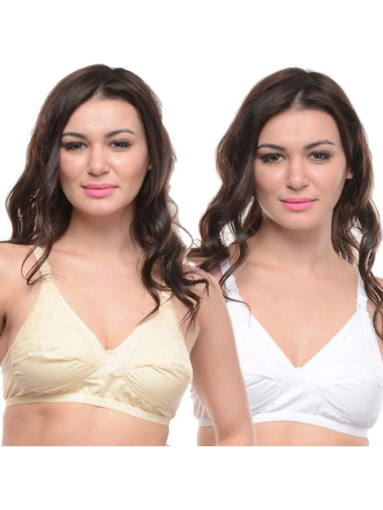 Bodycare Maternity-Feeding Skin-White 2Pcs Bra Combo-picture-13