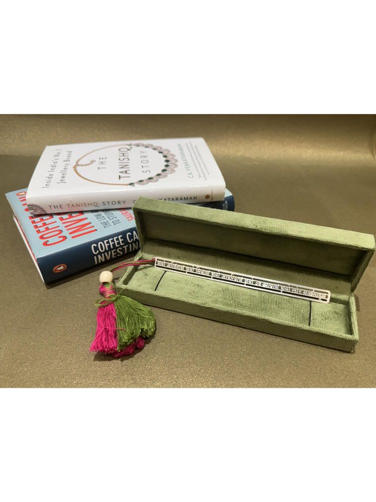 SABERA Silver Plated Book Mark Namo Jain Mantra-image-36