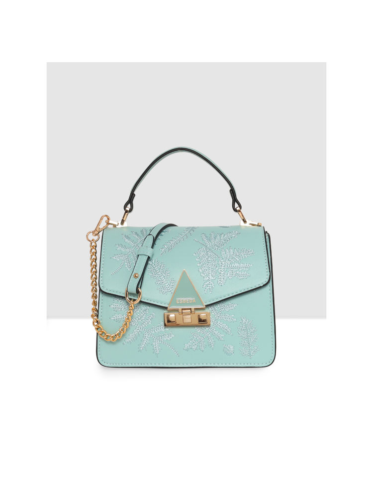 ESBEDA Light Blue Trendy Fashionable Sling Bag-image-27