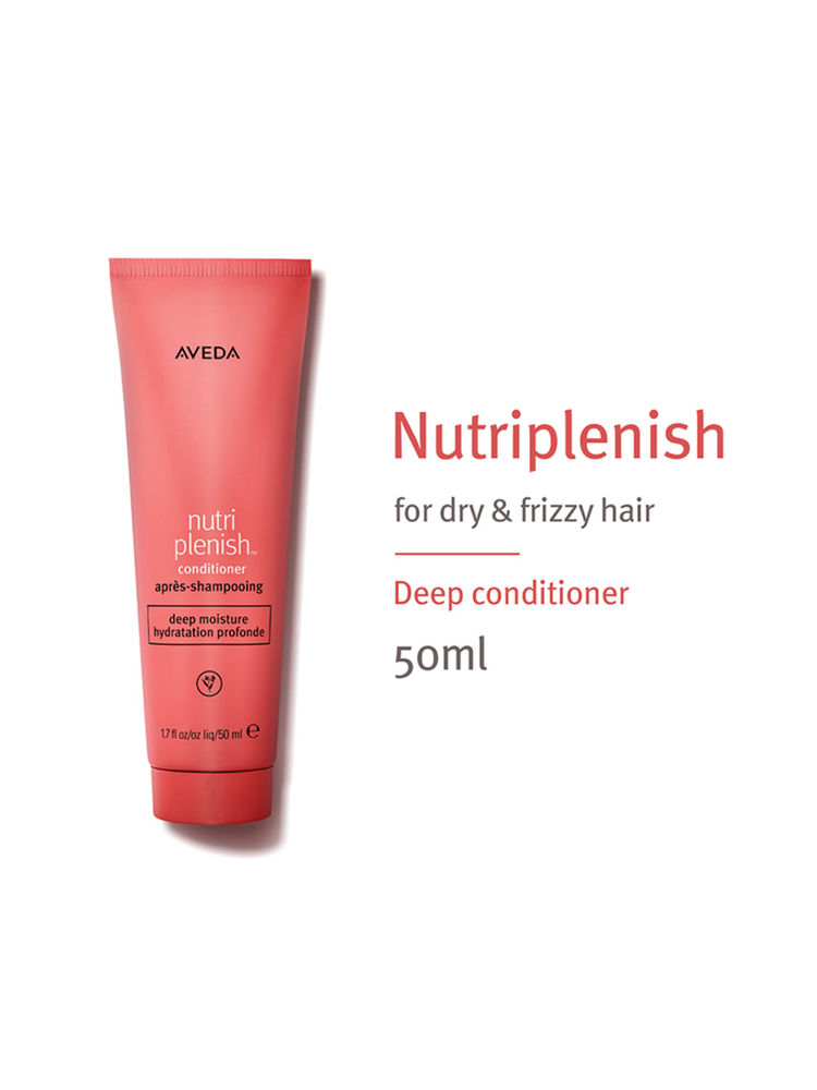 Aveda Nutriplenish Deep Hydration Conditioner for Dry & Frizzy Hair with Coconut Oil - Mini-image-7