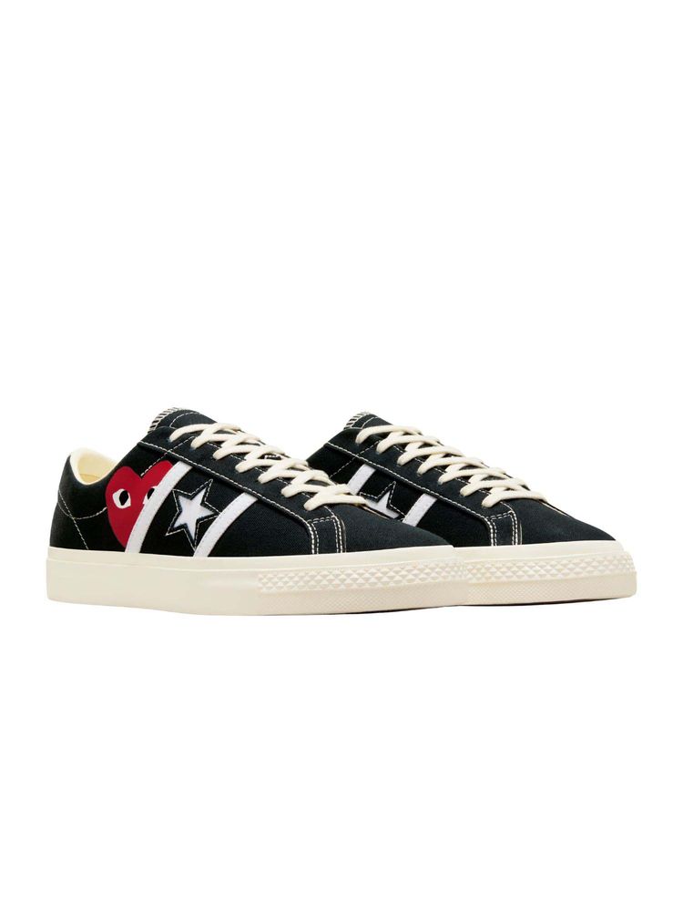 Converse Black Unisex Comme Des Garcons Play One Star Academy Pro Sneakers-picture-10
