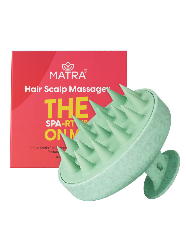 Matra Silicone Hair Scalp Massager & Anti Dandruff Shampoo Brush With Detachable Handle-picture-35