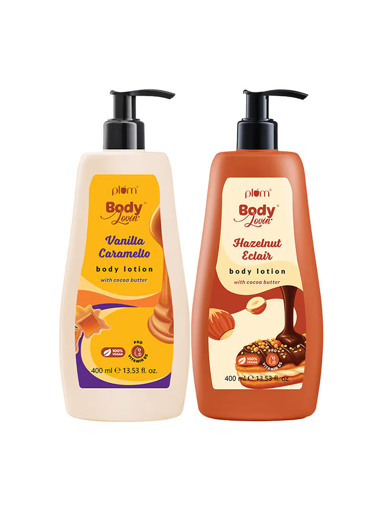 Plum BodyLovin’ Intensely Moisturising & Lightweight Body Lotion Duo Hazelnut & Vanilla Scents-picture-28