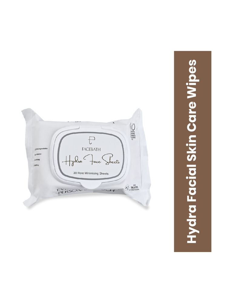 Personal Touch Hydra Facial Skin Care Serum Wipes For Pore Minimising With 72 hours Hydration