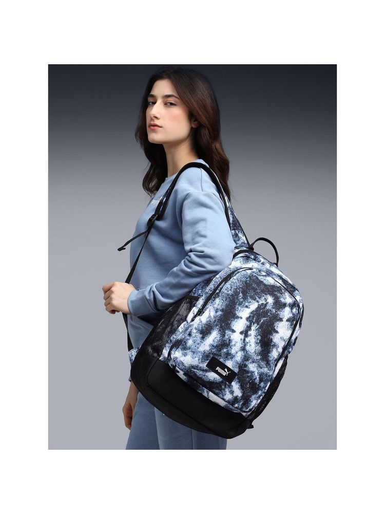 Puma Blue Printed Phase Printed Backpack With Pouch-picture-16