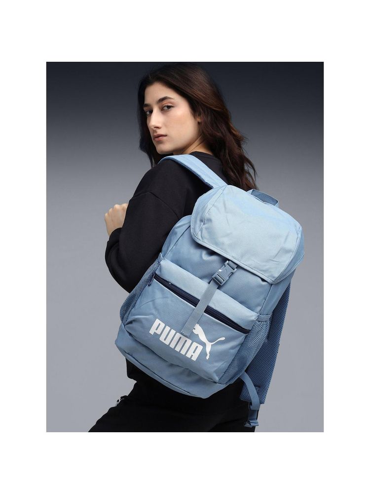 Puma Blue Solid Phase Trend-Led Design Hooded Backpack-picture-20