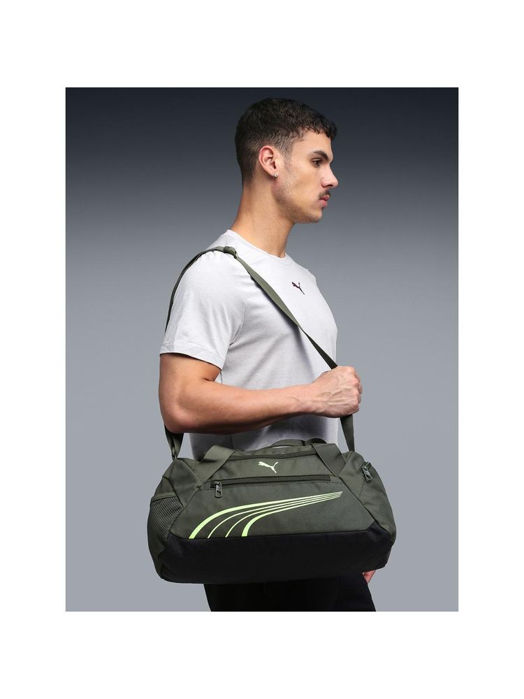 Puma Green Solid Fundamental Sports Duffle Bag With Detachable Strap-picture-25
