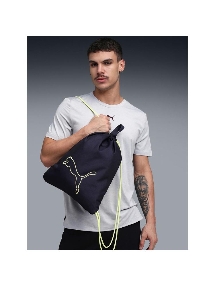 Puma Blue Solid Plus Gym Sack Backpack-image-48
