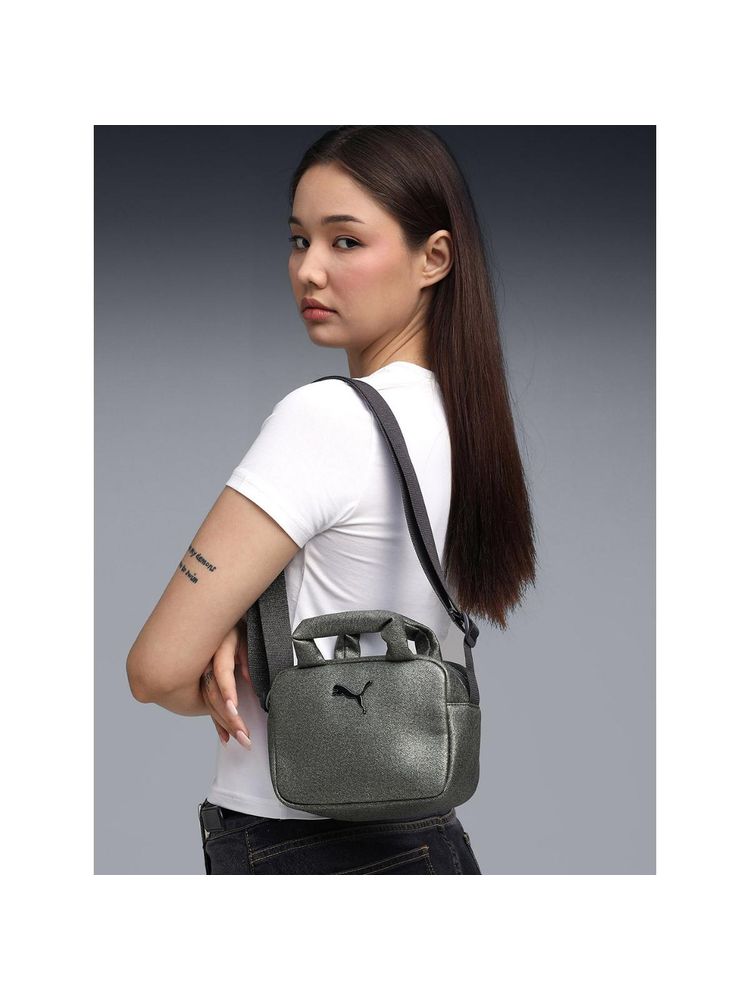 Puma Grey Solid Up Glam Women's Stylish Mini Grip Sling Bag-picture-13
