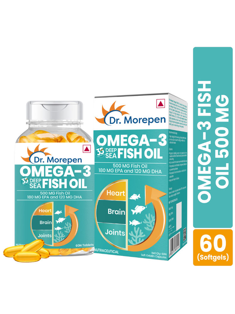 Dr. Morepen Omega 3 Deep Sea Fish Oil Capsules