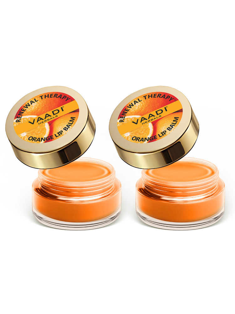 Vaadi Herbals Lip Balm - Orange (Pack Of 2)