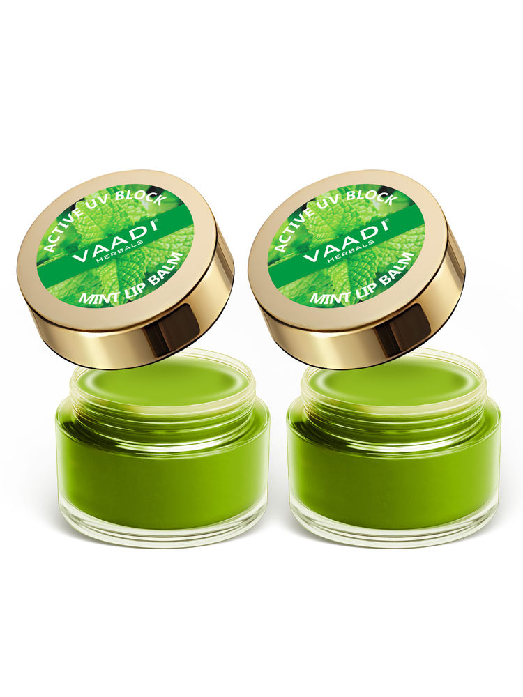 Vaadi Herbals Lip Balm - Mint (Pack Of 2)