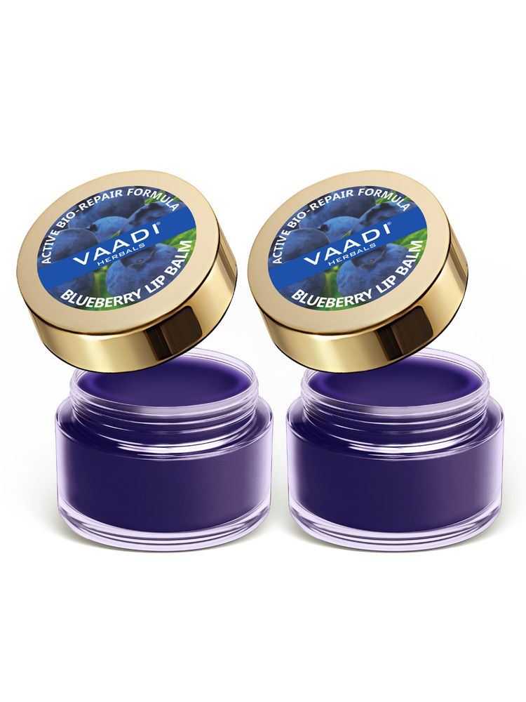 Vaadi Herbals Lip Balm - Blueberry - Pack Of 2-picture-18