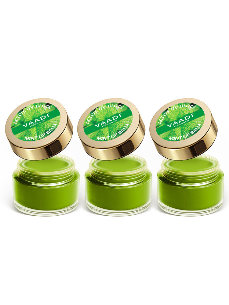 Vaadi Herbals Lip Balm - Mint - Pack Of 3