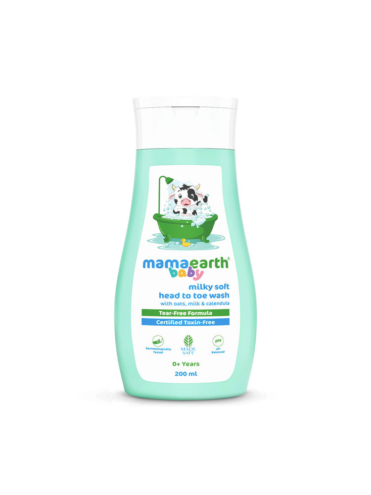 Mamaearth Baby Milky Soft Head To Toe Wash