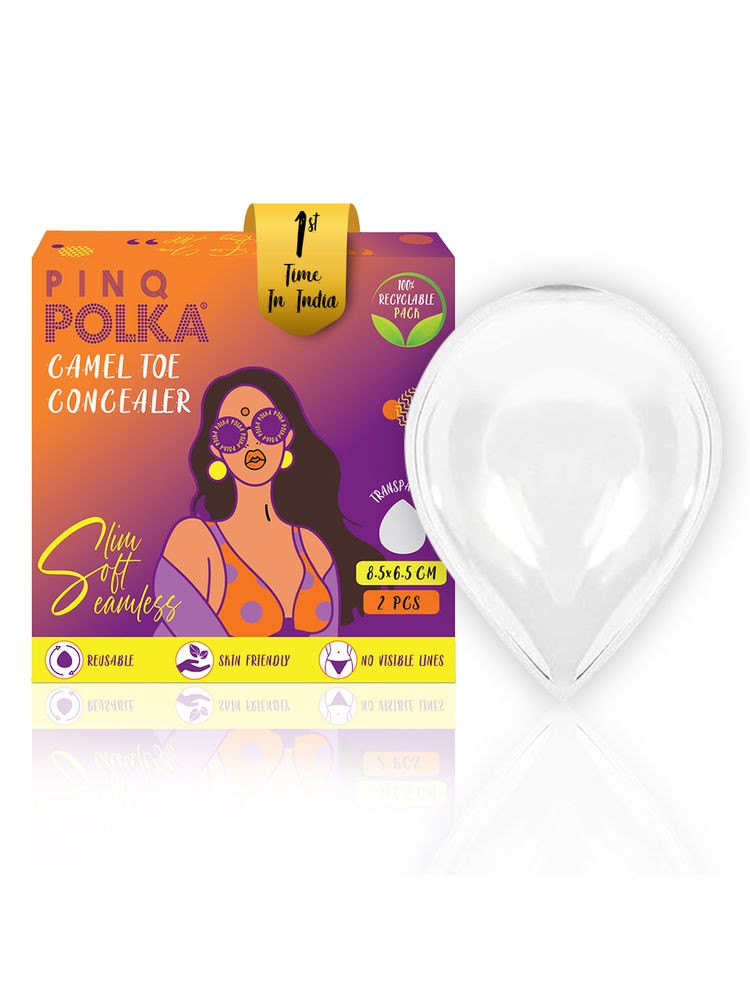 PINQ POLKA Reusable Camel Toe Concealer Free Size Invisible No Sticking on Body, Activewear-image-33