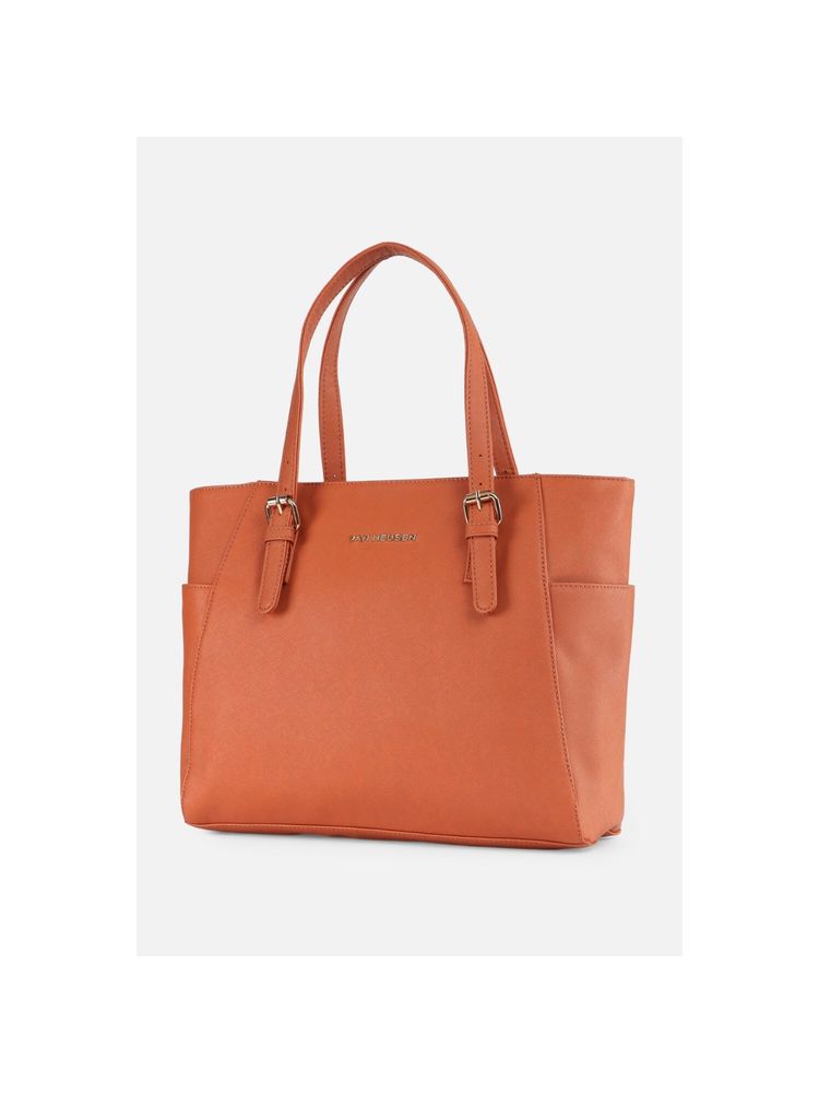 Van Heusen Women Orange Solid Casual Shoulder Bag-picture-13