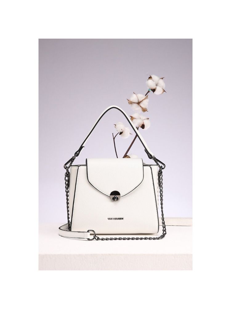 Van Heusen Women White Solid Casual Sling Bag-picture-27