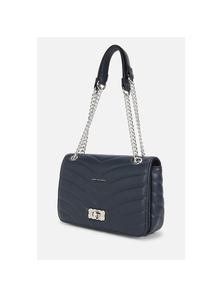 Van Heusen Women Navy Solid Sling Bag-picture-13