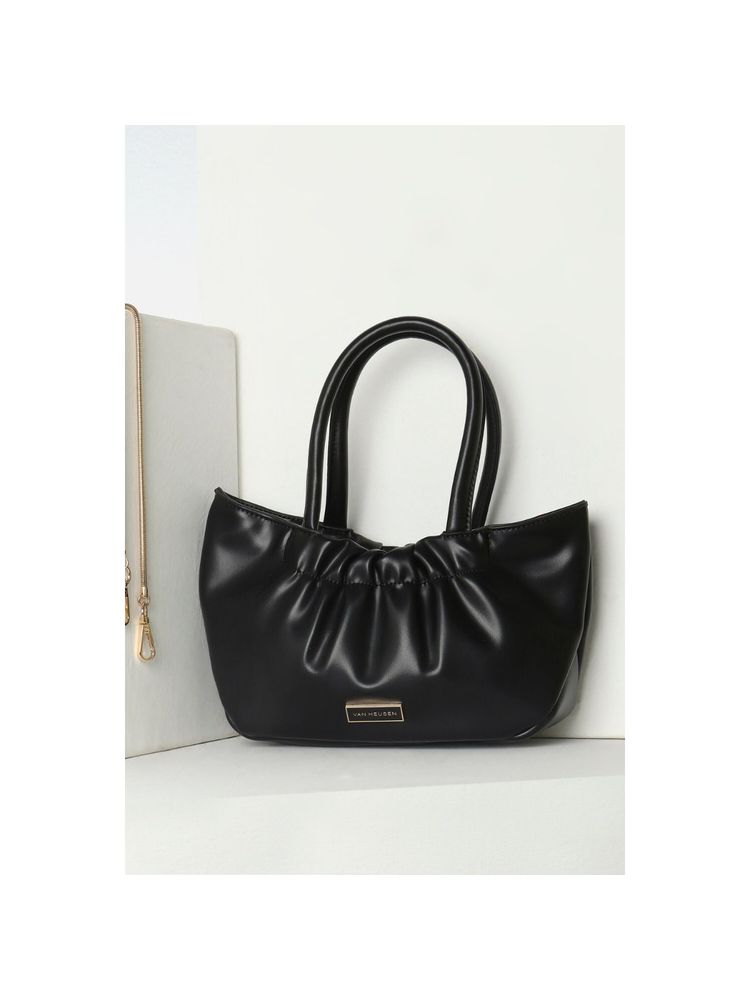 Van Heusen Women Black Solid Casual Shoulder Bag-picture-11