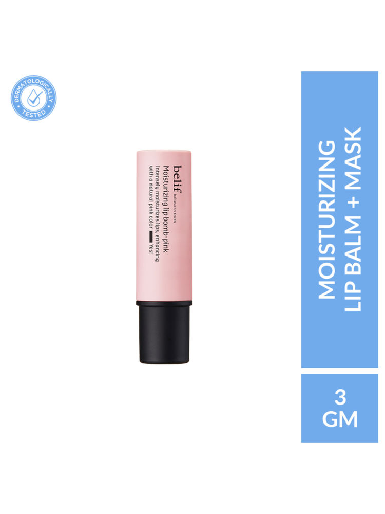 belif Moisturizing Korean Lip Bomb Tinted Lip Mask, Lip Balm For Dry Lips With Shea Butter Pink-image-26