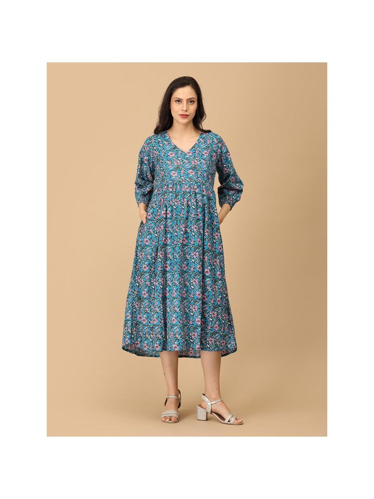 The Mom Store Blueming Marvel Maternity & Nursing Dress-picture-14