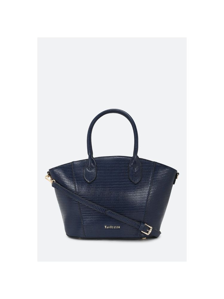 Van Heusen Women Navy Textured Casual Handbag-picture-15