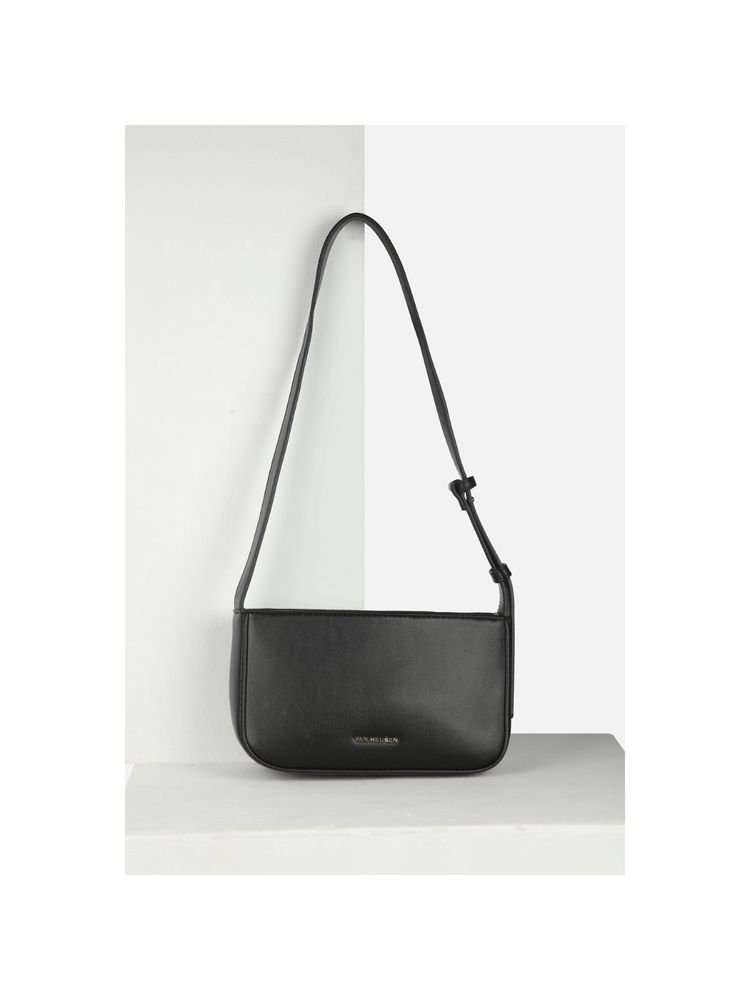 Van Heusen Women Black Solid Casual Sling Bag-picture-10