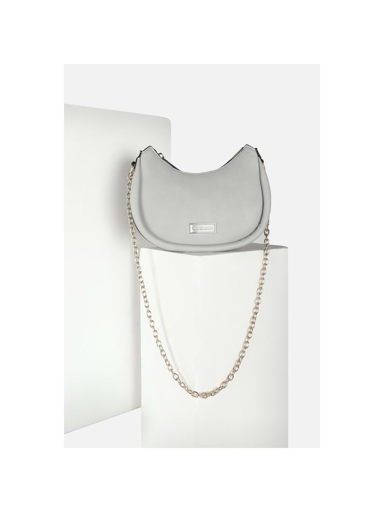 Van Heusen Women Grey Solid Casual Sling Bag-image-42