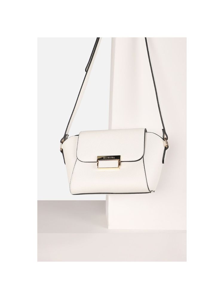 Van Heusen Women White Solid Casual Sling Bag-image-41