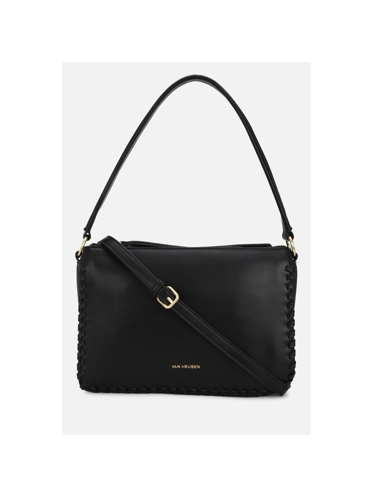 Van Heusen Women Black Solid Casual Shoulder Bag-picture-19
