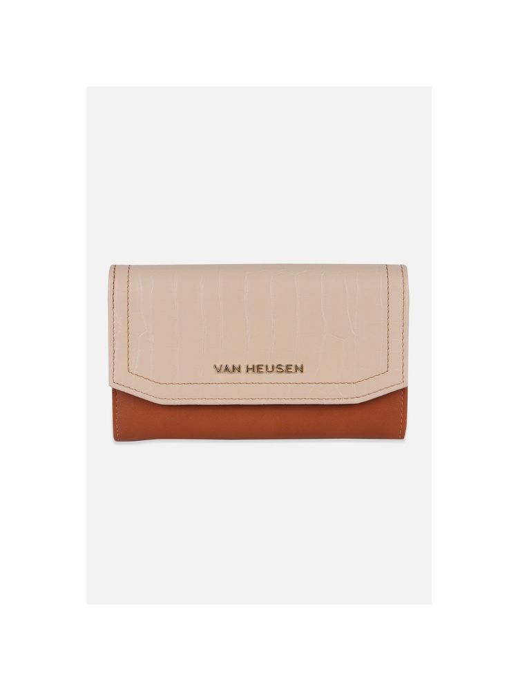 Van Heusen Women Tan Print Casual Wallets-image-17