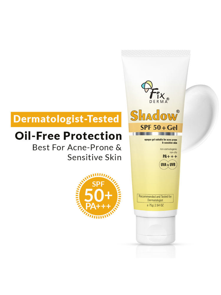 Fixderma Shadow Sunscreen SPF 50+ Gel For Oily Skin