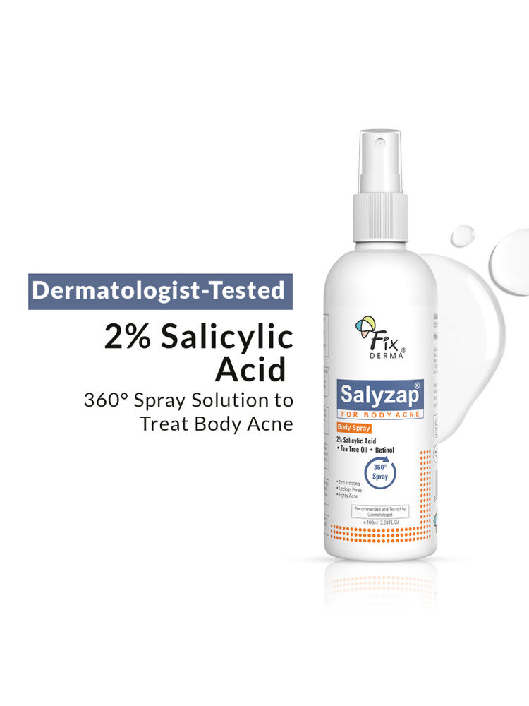 Fixderma 2% Salicylic Acid Salyzap Body Acne Spray-picture-36