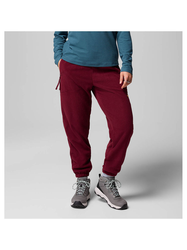 Columbia Maroon Solid Regular Joggers-image-2