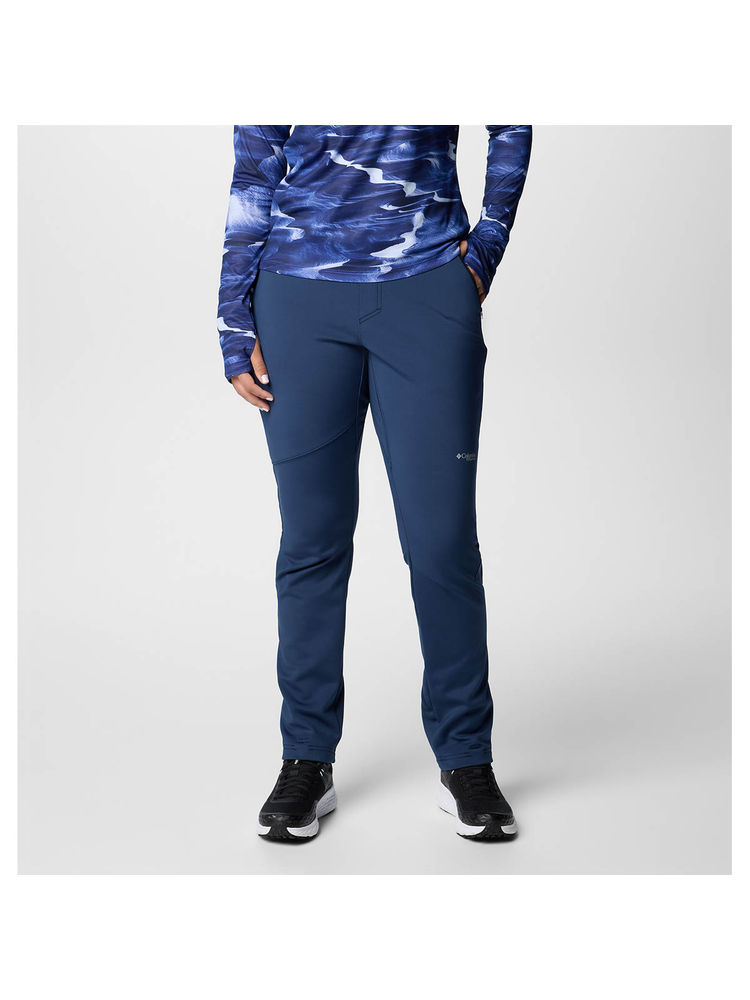 Columbia Navy Blue Solid Slim Trackpant-picture-14